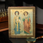 Buy an icon of Saint Nicholas and Saint Alexandra