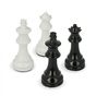 chess with classic figures photo