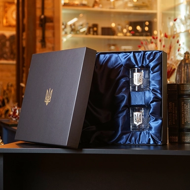 бокалы для виски с позолотой фото