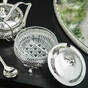 silver plated set of two bowls photo