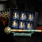 A marble mace (with stiletto) in a case and a whiskey set "Hetmans of Ukraine" (Vyhovskyi, Doroshenko, Mazepa, Skoropadskyi, Khmelnytskyi, Konashevich-Sagaidachnyi) with gold and silver plating (6 glasses) from BIANCANEVE photo