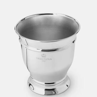 Silvered wine and champagne cooler from Skultuna