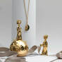 Gold plated steel pendant "The Little Prince" by Skultuna