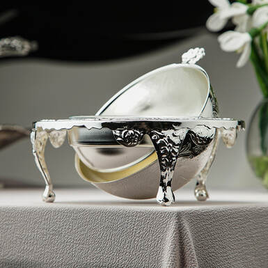 caviar bowl with lid photo