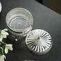 round butter dish silver