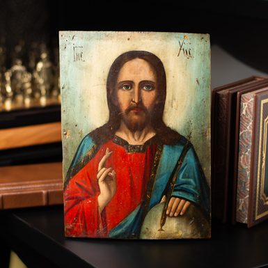 Buy an antique icon of Jesus Christ