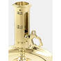 stylish candlestick brass photo