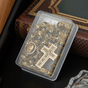 Anframa Damascus Steel and Gilt Rosary (Large) photo