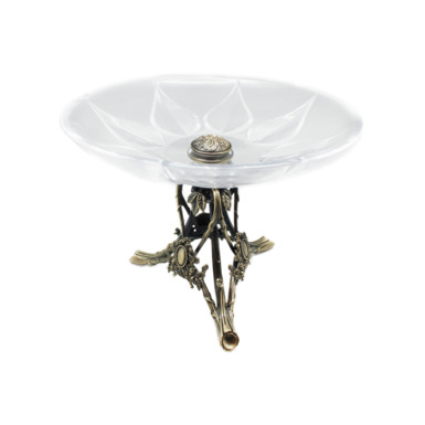 Фруктовница на металлической ножке