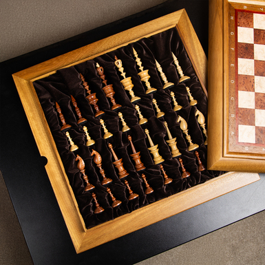 wooden chess photo