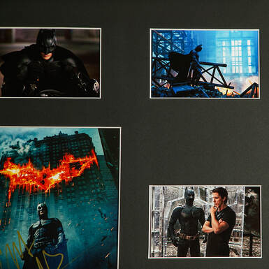 Autograph of actor Christian Bale (The Dark Knight Batman) (79х76 cm)