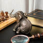 Handmade bronze figurine "Baby elephant" by Italfama