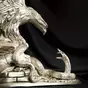 wow video "Eagle and snake" silver-plated statuette by Exetera Argenti