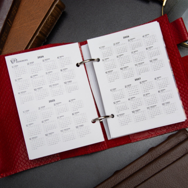 Calendar in a notebook photo