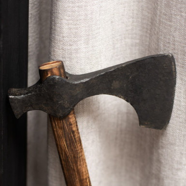 Exact copy of an axe from the times of Kievan Rus photo