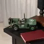 wow video Nitsche Willys MB Jeep (1941-1945) (30cm) Diecast Metal Model (Retro Made)