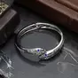 відео Браслет "Срібна змія" з камінням Swarovski