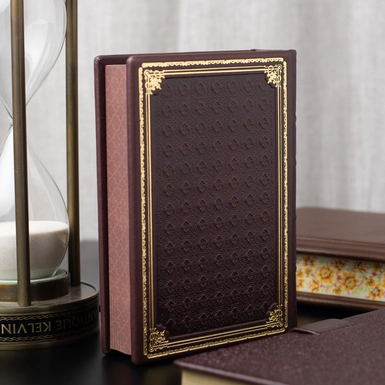 wow video Leather-bound book "The Statesman" by Niccolo Machiavelli