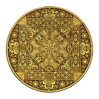 видео Тарелка с позолотой "Изысканность"