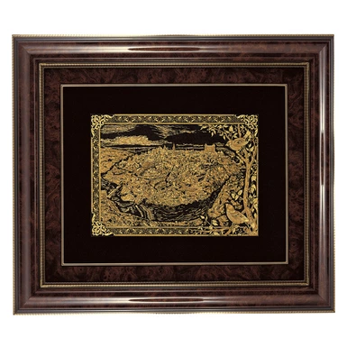 видео Двойная рамка с гравюрой "Толедо"