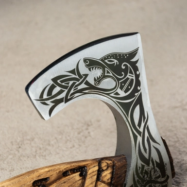 wow видео Топор викингов ручной работы "Ulfhednar Warriors"