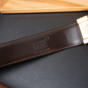 Brand logo on belt photo