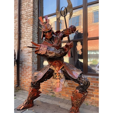 металлическая уличная скульптура видео