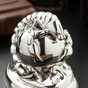 silver plated figurine photo