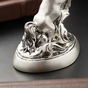 silver plated figurine photo