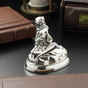 silver plated figurine photo