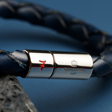 Дизайнерський браслет з натуральної шкіри фото 1