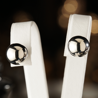 купить серьги шарики фото 1