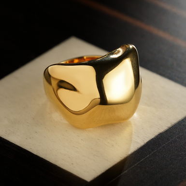 купити жіноче широке кільце фото 1