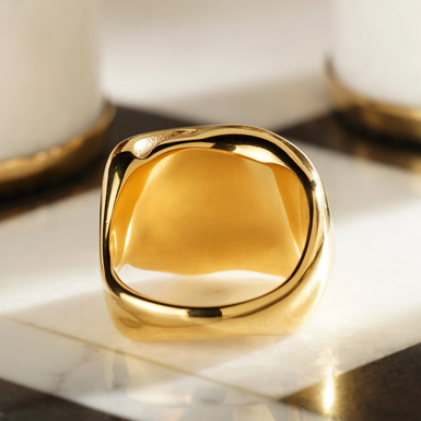 кільце з позолоти фото 1