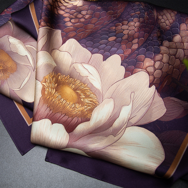 хустка з квіткою лотоса фото 1