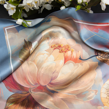 хустка з квіткою лотоса фото 1