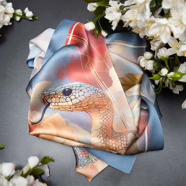 купити хустку з натурального шовку фото 1