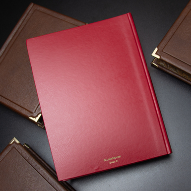 червоний альбом для марок фото 1