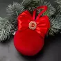 wow video Original set of 8 handmade Christmas tree balls "Euphoria"