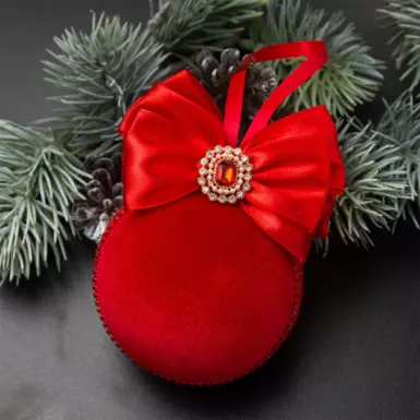 wow video Original set of 8 handmade Christmas tree balls "Euphoria"