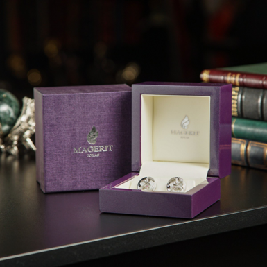 Запонки у подарунковій упаковці фото