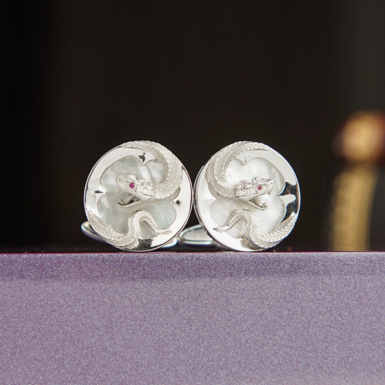 Вишукані змії у запонках фото