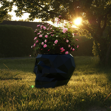 вазон зі сталі фото