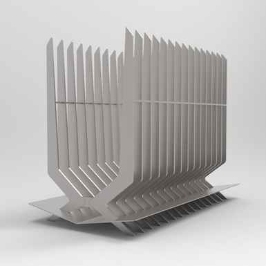 дровница из стали фото