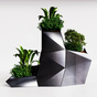 steel flowerpot photo