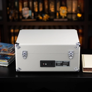 wow video Портативный виниловый проигрыватель Anthology Portable Turntable – Gray от Crosley