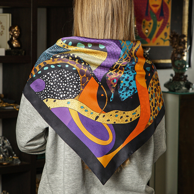 купити хустку з натурального шовку фото 2