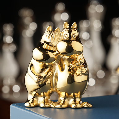 Муми-тролль из позолоченной стали фото 1
