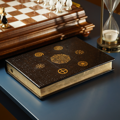 Книга "Енциклопедія символів" у шкірі фото 1