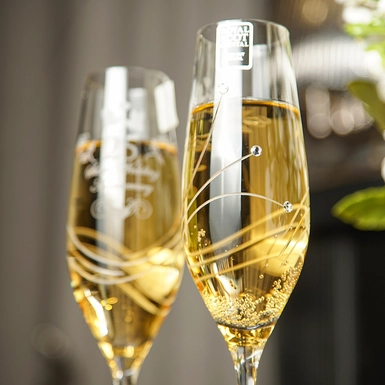 хрустальные бокалы видео